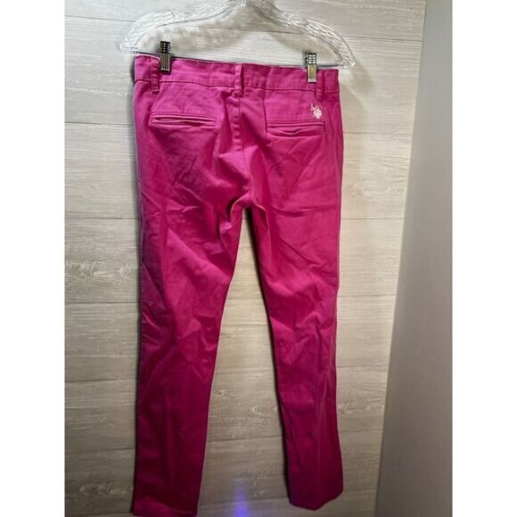 Girls Regular Mid Rise Pink Jeans Size 6/32 U.S. POLO ASSN. - Picture 2 of 5